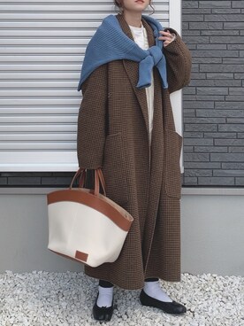 「GRL（グレイル）のストレッチスキニーパンツ（その他パンツ）」を使った、yunさん（レディース・153cm）の冬コーディネート