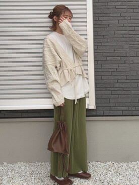 「リエディ」｜「アイテム（その他アンダーウェア/インナー）」を使った、yunさん（レディース・153cm）の冬コーディネート