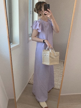 「GRL」｜「アイテム（アンダーウェア）」を使った、yunさん（レディース・153cm）の春コーディネート