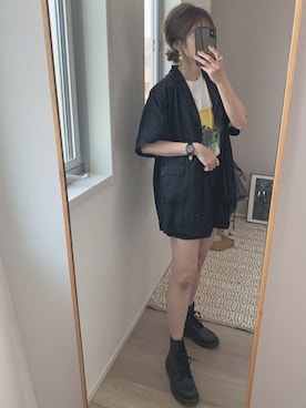 「jouetie（ジュエティ）のアイテム（ジャケット/アウター）」を使った、yunさん（レディース・153cm）の夏コーディネート