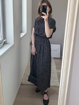 「coca（coca）（コカ）のアイテム（ワンピース/ドレス）」を使った、yunさん（レディース・153cm）の夏コーディネート