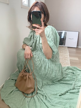 「GRL」｜「アイテム（アンダーウェア）」を使った、yunさん（レディース・153cm）の夏コーディネート