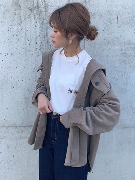 「kitsune」｜yunさん（レディース・153cm）の秋コーディネート