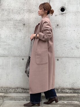 「INGNI（イング）のアイテム（その他アウター）」を使った、yunさん（レディース・153cm）の秋コーディネート
