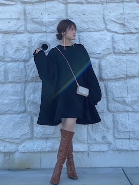 「ACYM（アシーム）のアイテム」を使った、yunさん（レディース・153cm）の秋コーディネート