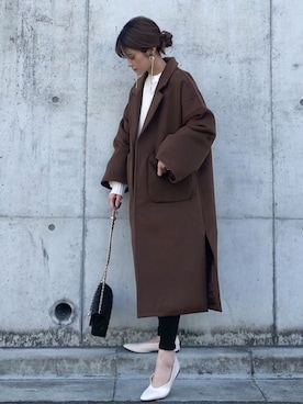 「DONOBAN（ドノバン）のアイテム（シューズ）」を使った、yunさん（レディース・153cm）の秋コーディネート