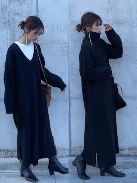 yunさん(レディース・153cm)の冬コーディネート