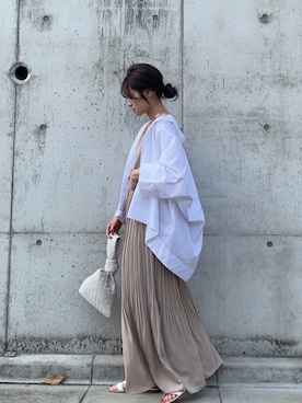 「ACYM（アシーム）のアイテム」を使った、yunさん（レディース・153cm）の春コーディネート