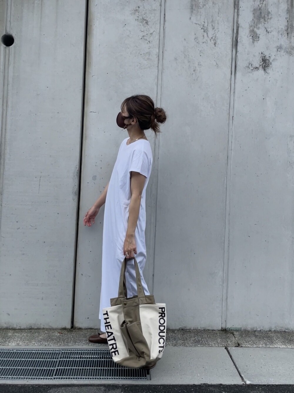「GRL、ピュアルセシン、pualcecin、これが私をアゲる服、UNIQLO」｜「GRLのプリーツストレートパンツ（その他パンツ、ブラウン系）」を使った、yunさん（レディース・153cm）の春コーディネートの1枚目の写真