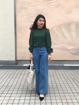 Mila Owen - ベルスリーブレーストップス 楽天市場】【SALE／45%OFF】袖ベルスリーブレースTOPS Mila Owen