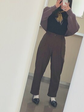 クルミさん（レディース・162cm）の冬コーディネート