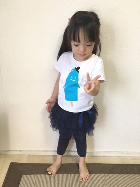 「韓国子供服bee」｜mutatabiさん（キッズ・100cm）の春コーディネート