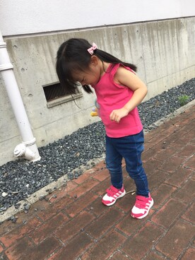 「toridory（トリドリー）のアイテム」を使った、mutatabiさん（キッズ・100cm）の夏コーディネート