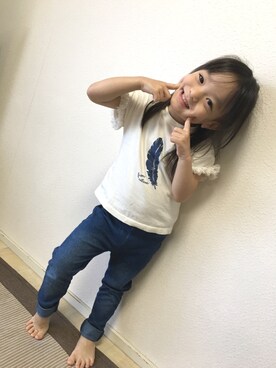 「toridory（トリドリー）のアイテム」を使った、mutatabiさん（キッズ・100cm）の夏コーディネート