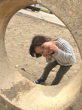 mutatabiさん（キッズ・100cm）の秋コーディネート