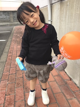 mutatabiさん（キッズ・100cm）の秋コーディネート