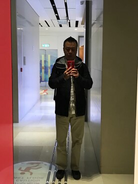 「BEAMS（ビームス）のアイテム（モッズコート）」を使った、sidney628さん（メンズ・171cm）の冬コーディネート