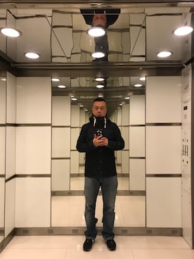 「BEAMS（ビームス）のアイテム（モッズコート）」を使った、sidney628さん（メンズ・172cm）の春コーディネート