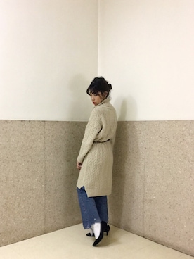 「chuu（チュー）のアイテム」を使った、maayaさん（レディース・158cm）の冬コーディネート