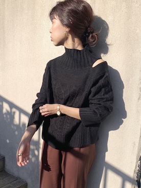 maayaさん（レディース・158cm）の冬コーディネート