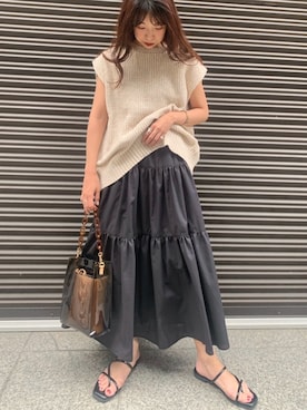 「ナローサンダル」｜maayaさん（レディース・158cm）の春コーディネート