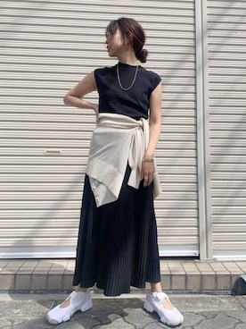 「レザーアクセサリー」｜maayaさん（レディース・158cm）の春コーディネート