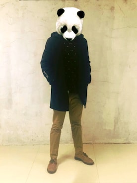 「Jack and Jones（ジャックアンドジョーンズ）のアイテム」を使った、Panda-ASRさん（メンズ・188cm）の冬コーディネート