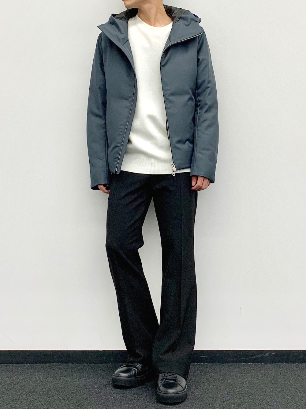 STUDIOUS】700FPフーデッドダウンブルゾン/ジャケットを使った STUDIOUS】700FPフーデッドダウンブルゾン/ジャケットを使った