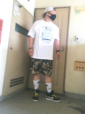 「KINGSIZE（キングサイズ）のアイテム」を使った、🌴-MASA-🌴 さん（メンズ・174cm）の夏コーディネート