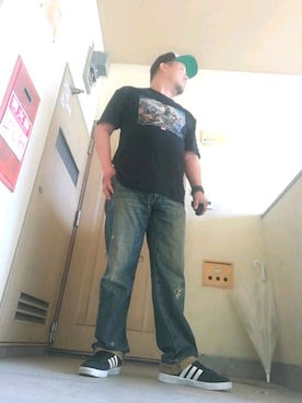 「MURAL（ミューラル）のアイテム（帽子）」を使った、🌴-MASA-🌴 さん（メンズ・174cm）の夏コーディネート