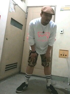 「KINGSIZE（キングサイズ）のアイテム」を使った、🌴-MASA-🌴 さん（メンズ・174cm）の夏コーディネート