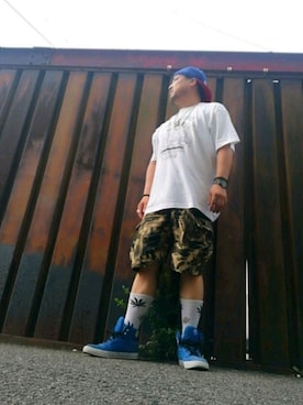 「KINGSIZE（キングサイズ）のアイテム」を使った、🌴-MASA-🌴 さん（メンズ・174cm）の夏コーディネート