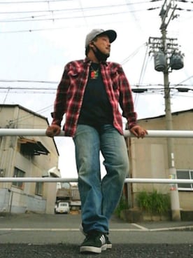 「ZION（ザイオン）のアイテム」を使った、🌴-MASA-🌴 さん（メンズ・174cm）の秋コーディネート