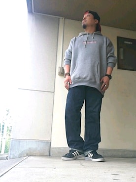 「KINGSIZE（キングサイズ）のアイテム」を使った、🌴-MASA-🌴 さん（メンズ・174cm）の秋コーディネート