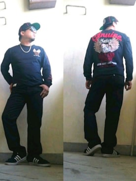 「秋のマイ旬スタイル」｜「アイテム（キャップ）」を使った、🌴-MASA-🌴 さん（メンズ・174cm）の秋コーディネート