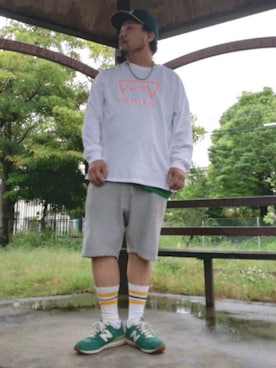 「KINGSIZE（キングサイズ）のアイテム」を使った、🌴-MASA-🌴 さん（メンズ・174cm）の春コーディネート