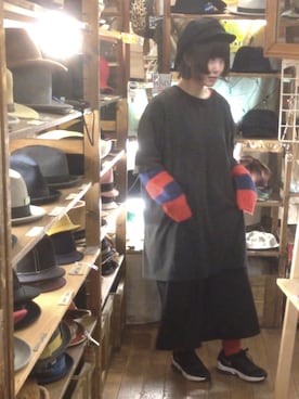 「アイテム（キャスケット）」を使った、佐藤。さん（レディース・152cm）の冬コーディネート