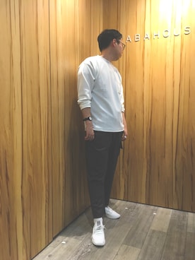 「MYSELF ABAHOUSE（マイセルフアバハウス）のアイテム」を使った、TAさん（メンズ・181cm）の夏コーディネート