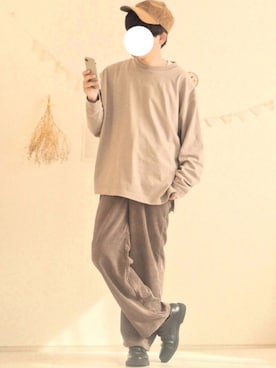 「moment+」｜「アイテム（その他）」を使った、ぺいさん（メンズ・168cm）の秋コーディネート