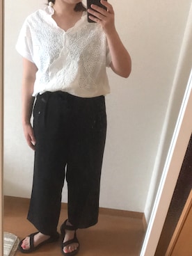「rps（アールピーエス）のアイテム（その他トップス）」を使った、ruharuさん（レディース・158cm）の春コーディネート