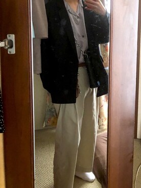 「FREAK'S STORE（フリークスストア）のアイテム（テーラードジャケット）」を使った、sさん（メンズ・173cm）の春コーディネート