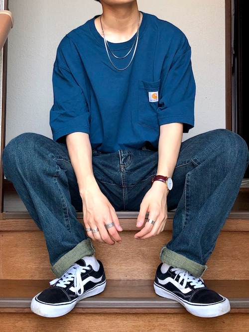 S Carharttのtシャツ カットソーを使ったコーディネート Wear