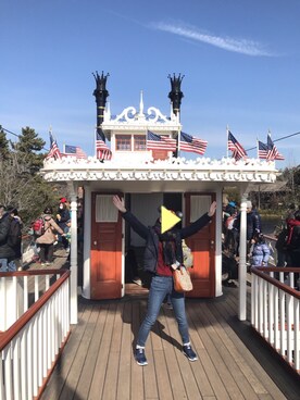 「GYMPHLEX（ジムフレックス）の【GYMPHLEX】ダウン（ダウンジャケット/コート、ブルー系）」を使った、fuさん（レディース・163cm）の冬コーディネート