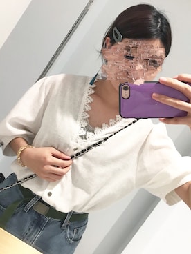 「LA ROCCA（ラロッカ）のアイテム」を使った、maruさん（レディース・161cm）の春コーディネート