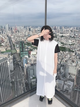 「mode」｜maruさん（レディース・161cm）の夏コーディネート