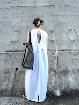 「MM6 Maison Margiela（ｴﾑｴﾑｼｯｸｽ ﾒｿﾞﾝ ﾏﾙｼﾞｪﾗ）のアイテム（ショルダーバッグ）」を使った、maruさん（レディース・161cm）の夏コーディネート