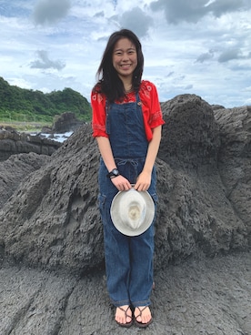 「Gozo（ゴソ）のアイテム」を使った、雲さん（レディース・159cm）の夏コーディネート