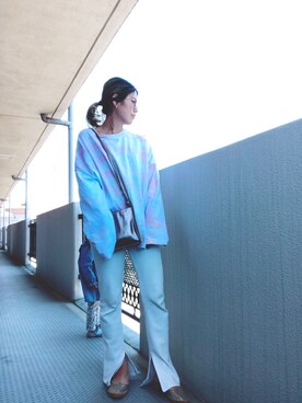 「Ungrid（アングリッド）のアイテム（レギンス/スパッツ）」を使った、harukaさん（レディース・160cm）の春コーディネート