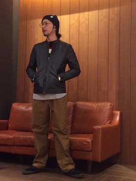 tackeさん（メンズ・175cm）の冬コーディネート