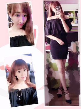 「ONLY（オンリー）のアイテム（ワンピース/ドレス）」を使った、韩小绿さん（レディース・172cm）の春コーディネート